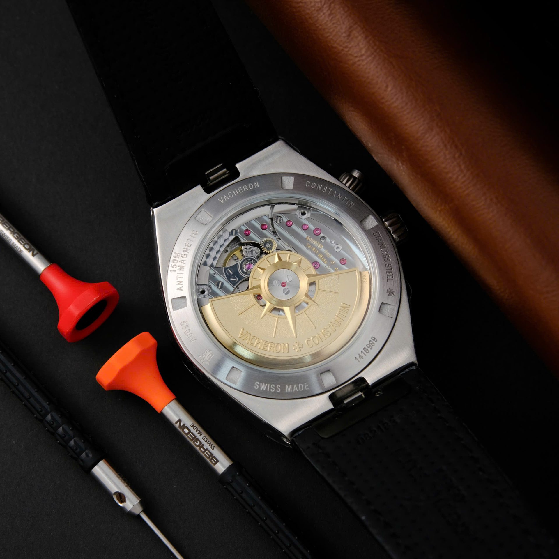 Vacheron Constantin Overseas Dual Time 7900V Replica Watch Black Dial PZ Factory 41mm