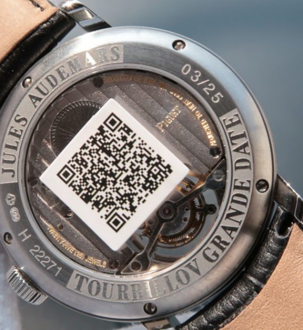 Replica Audemars Piguet TF Jules Tourbillon SS Big Date Black Dial