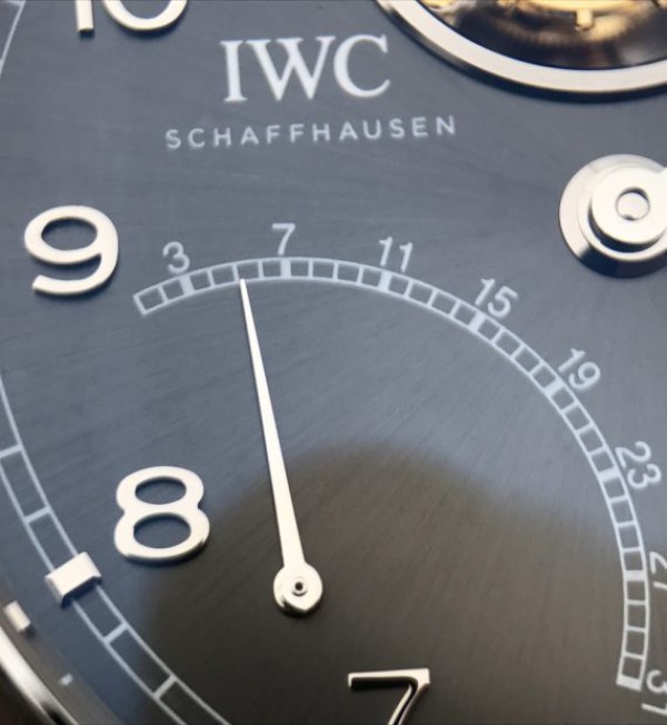 Replica IWC AZ Portuguese Tourbillon IW5046 Black Dial