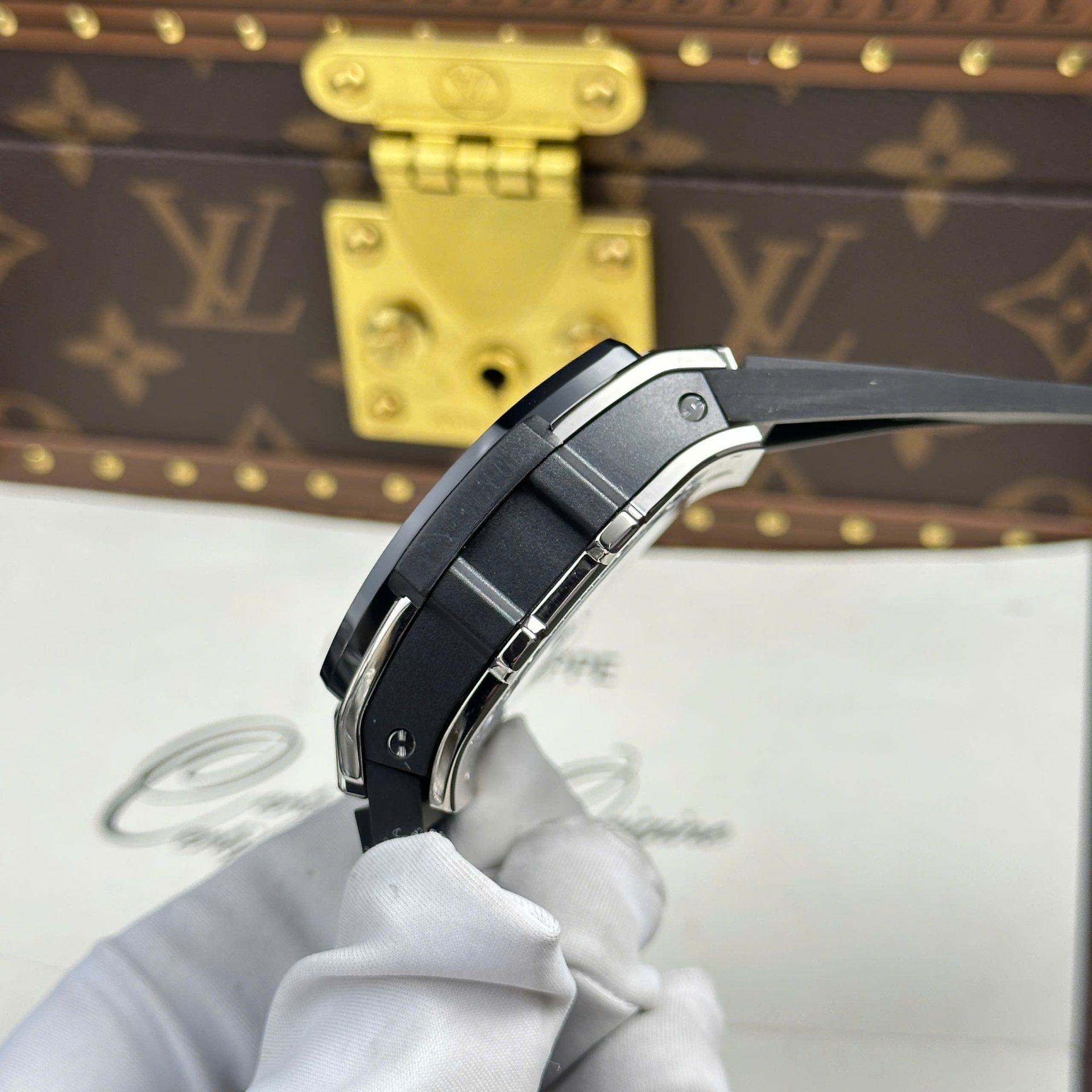 Hublot Spirit Of Big Bang Titanium Replica Watches Rubber Strap BBF Factory 42mm