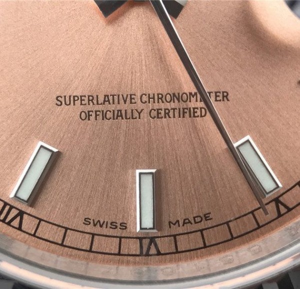 Replica Rolex DateJust 36mm SS 116234 ARF Pink Dial Stick Markers 904L SS Oyster Bracelet SA3135