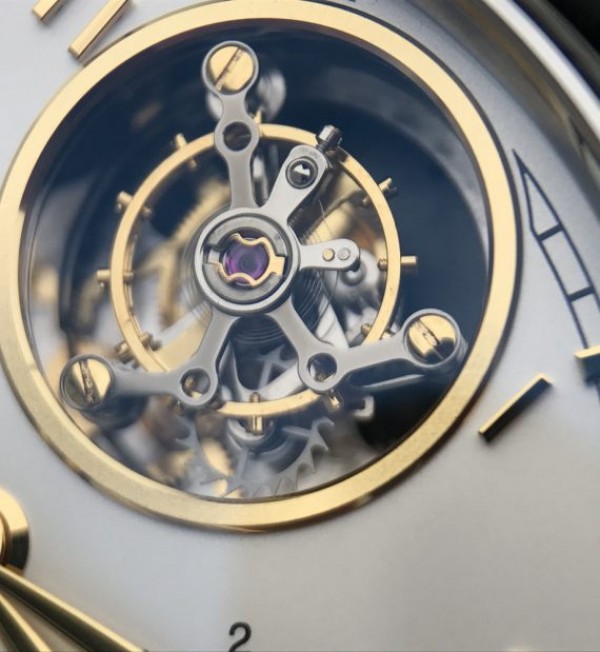 Replica IWC AZ Portuguese Tourbillon IW5046 White Dial YG Markers