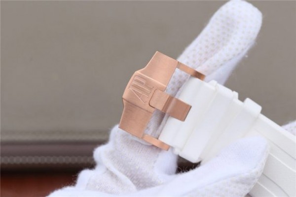 Replica Audemars Piguet Royal Oak Offshore 44mm RG Summer Edition JF White Rubber Strap A3126
