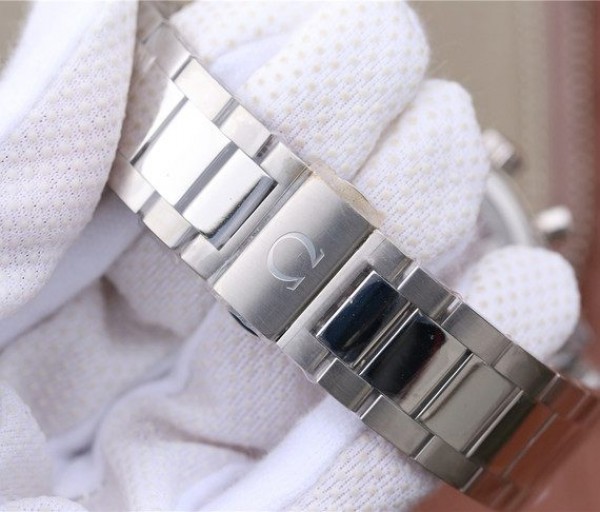 Replica Omega OMF Speedmaster 57 Co-Axial Blue Dial SS Bracelet A9300