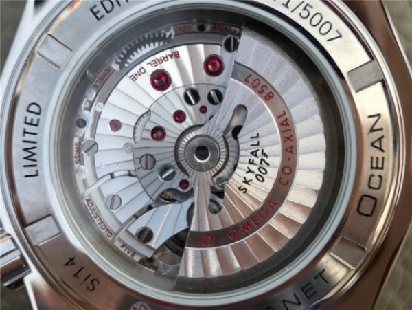 Replica Omega Planet Ocean Professional Ceramic Bezel 45mm OMF 007 SS Bracelet A8501