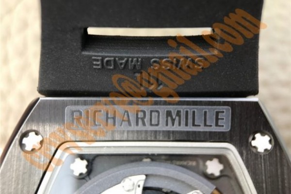 Replica Richard Mille RM011 Black Ceramic RG Chrono Skeleton Dial Black Rubber Strap A7750