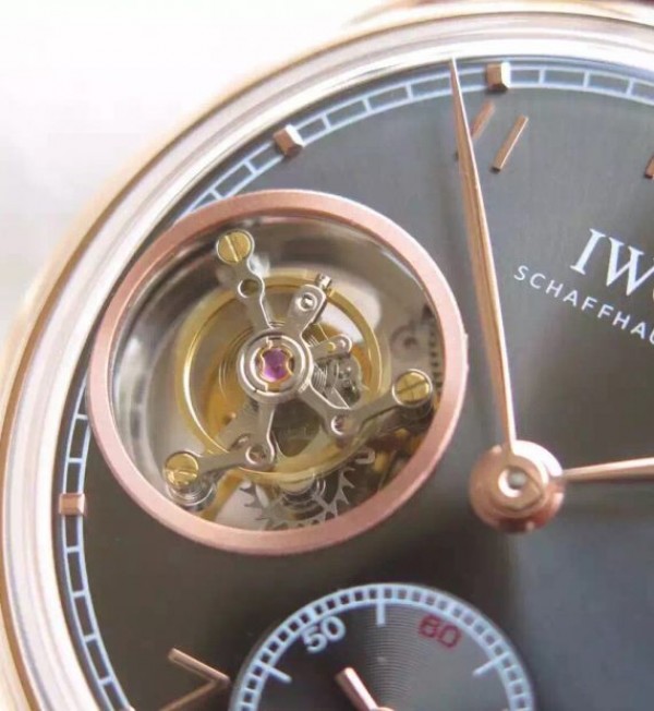 Replica IWC Portuguese Tourbillon IW5463 RG Gray Dial