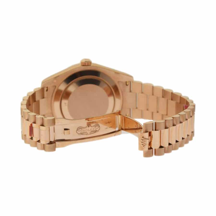 Rolex Day-Date II 218235 Rose Gold Black Replica