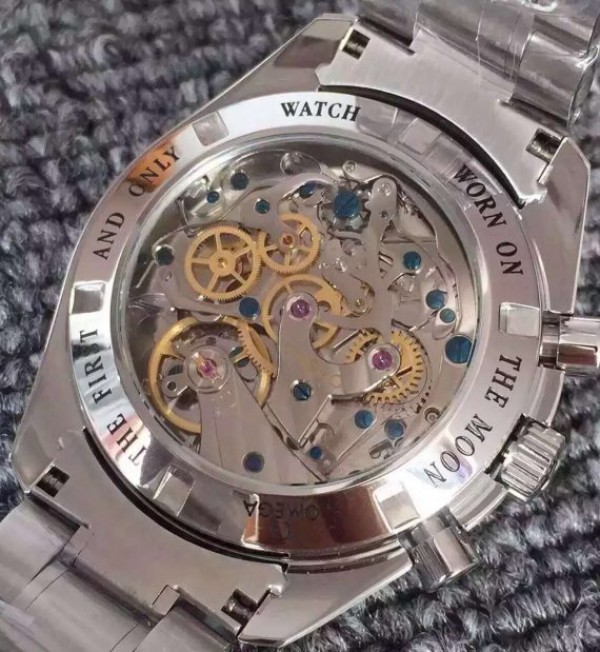 Replica Omega Speedmaster SS Apollo XVII 40th Anniversary SS Bracelet Manual Winding