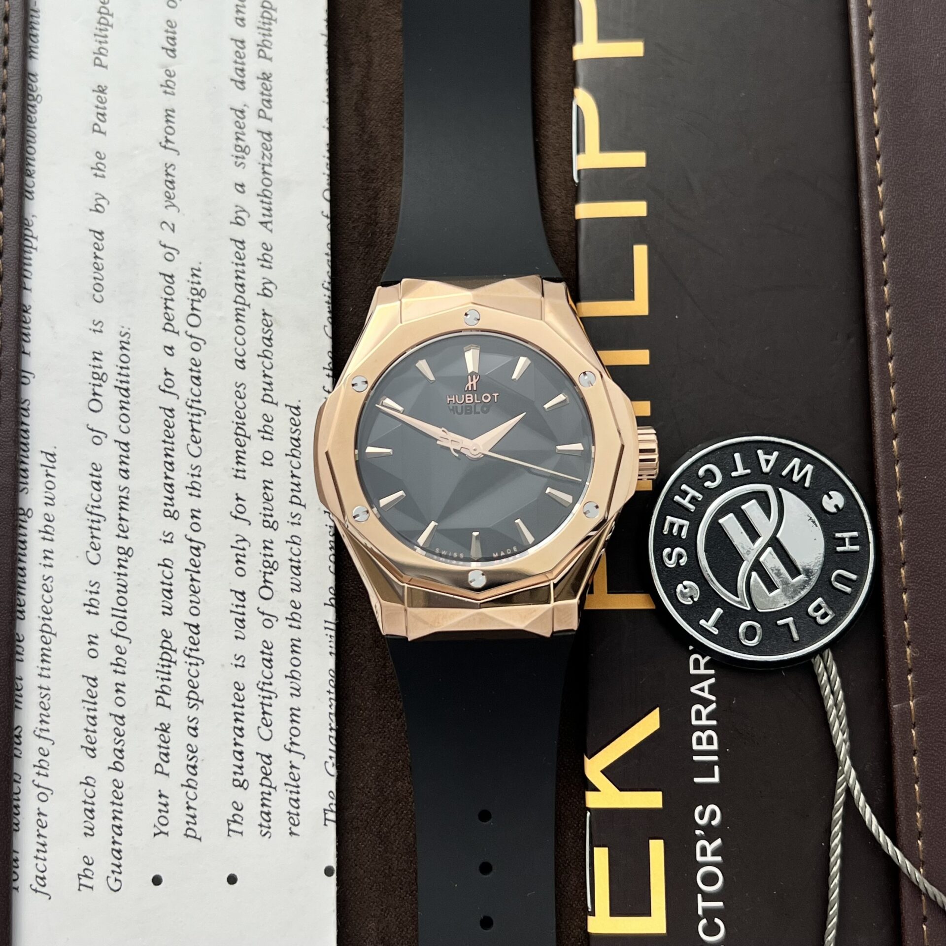 Hublot Replica 1:1 Watch Orlinski King Gold Black Dial HB Factory 40mm