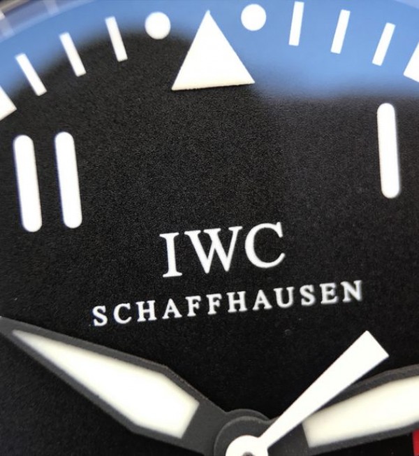 Replica IWC XF Mark XVII Black Dial Black Leather Strap A2892