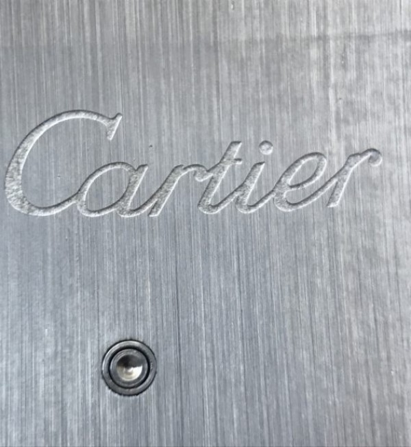 Replica Cartier High Jewelry Watches RG WJ306014 White Dial Brown Fabric Strap