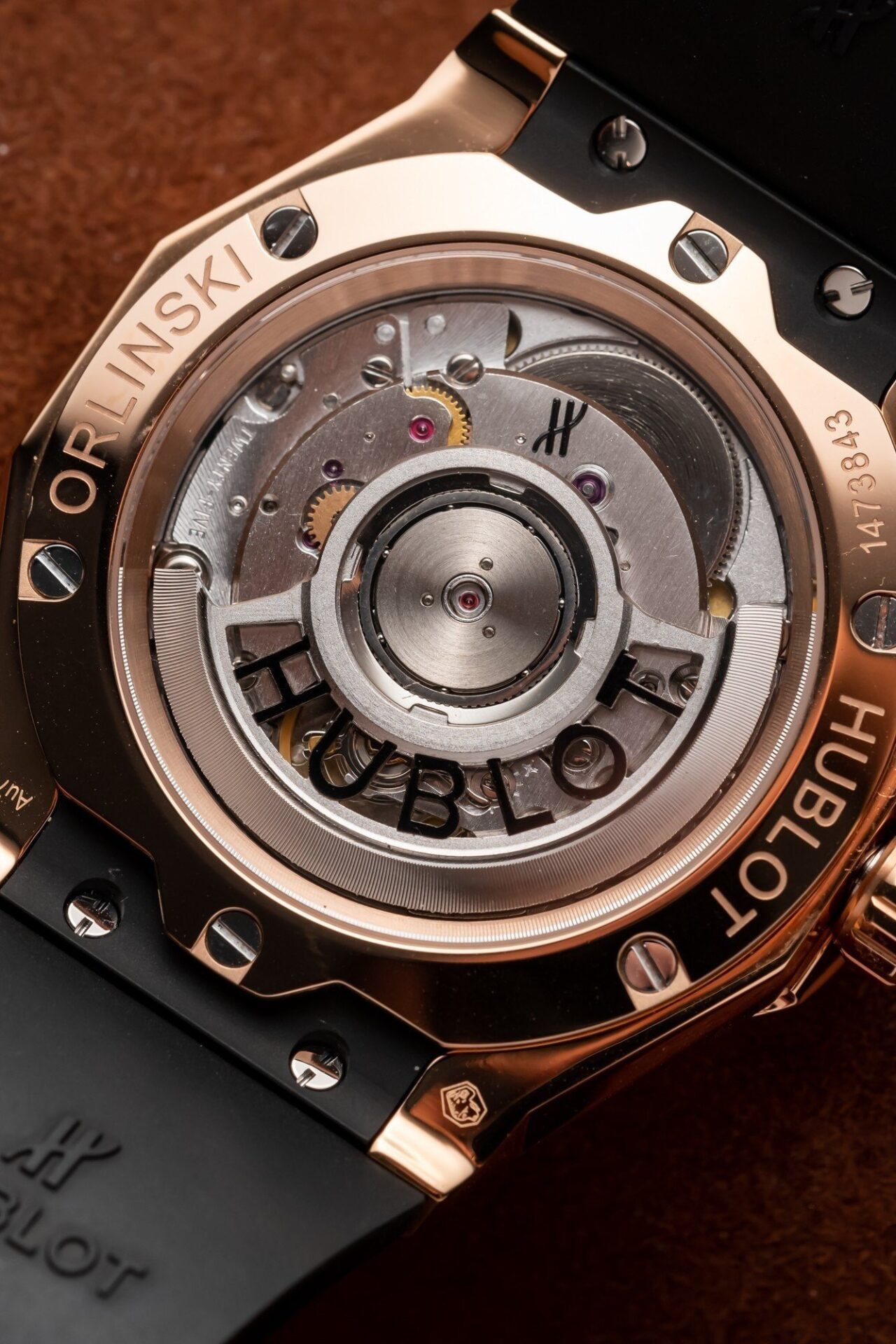 Hublot Orlinski King Gold Replica 1:1 Watch Black APS 40mm