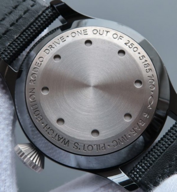 Replica IWC ZF Big Pilot IW502003 Real Ceramic Nylon Strap