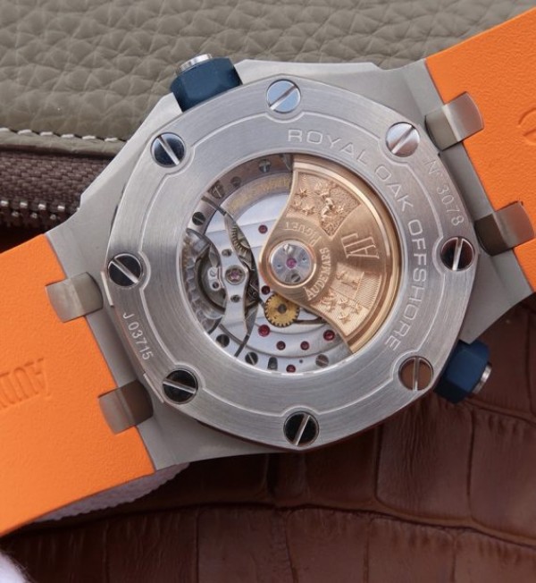 Replica Audemars Piguet JF Royal Oak Offshore Diver 2017 Orange 15710 Rubber Strap A3120