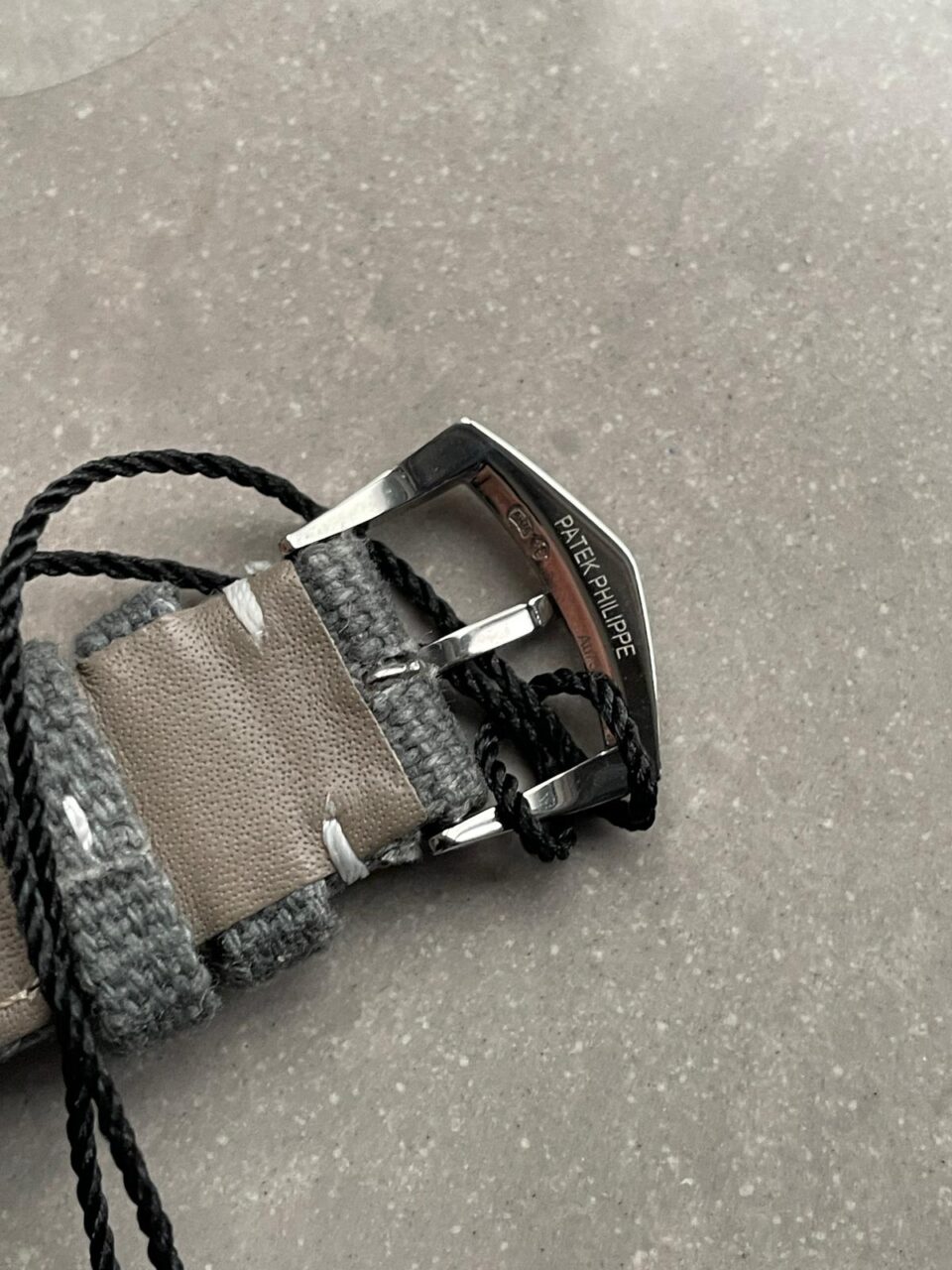 Replica PATEK PHILIPPE Calatrava 6007A-001 SS ZF 1:1 Best Edition Grey Dial on Grey Leather Strap A324CS