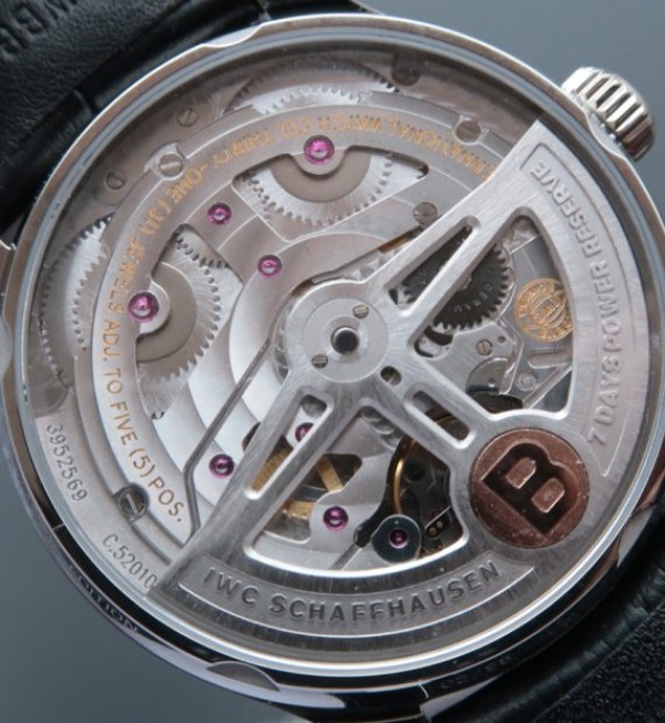 Replica IWC ZF Portuguese IW500708 Green Dial Rose Gold Markers A52010 V5