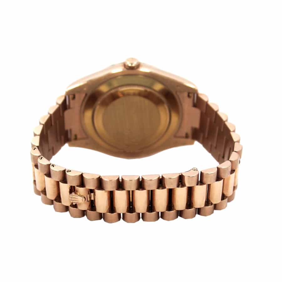 Rolex Day-Date II 218235 Rose Gold Black Replica