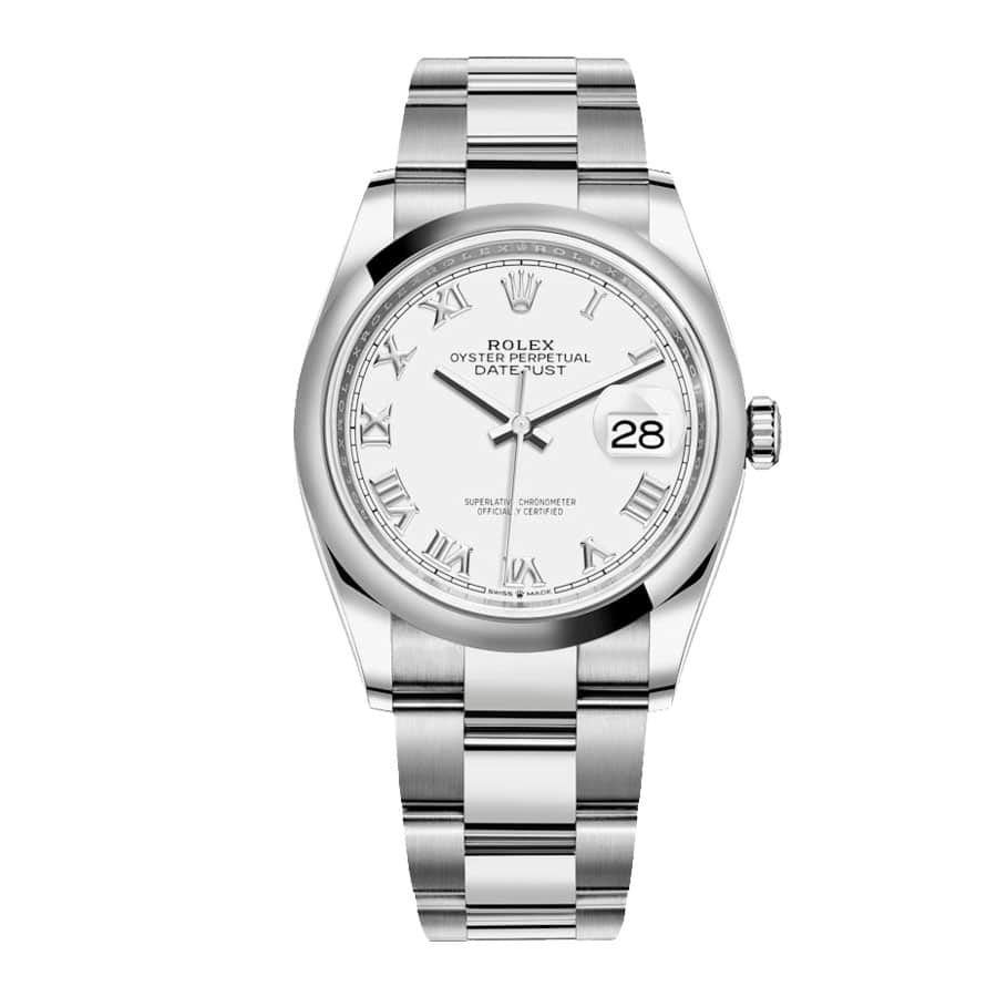 Rolex Datejust 126200-0008 Oyster Steel White Dial Replica