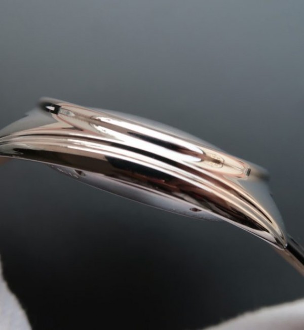 Replica Cartier Cle de Cartier SS White Textured Dial Leather Strap MIYOTA9015