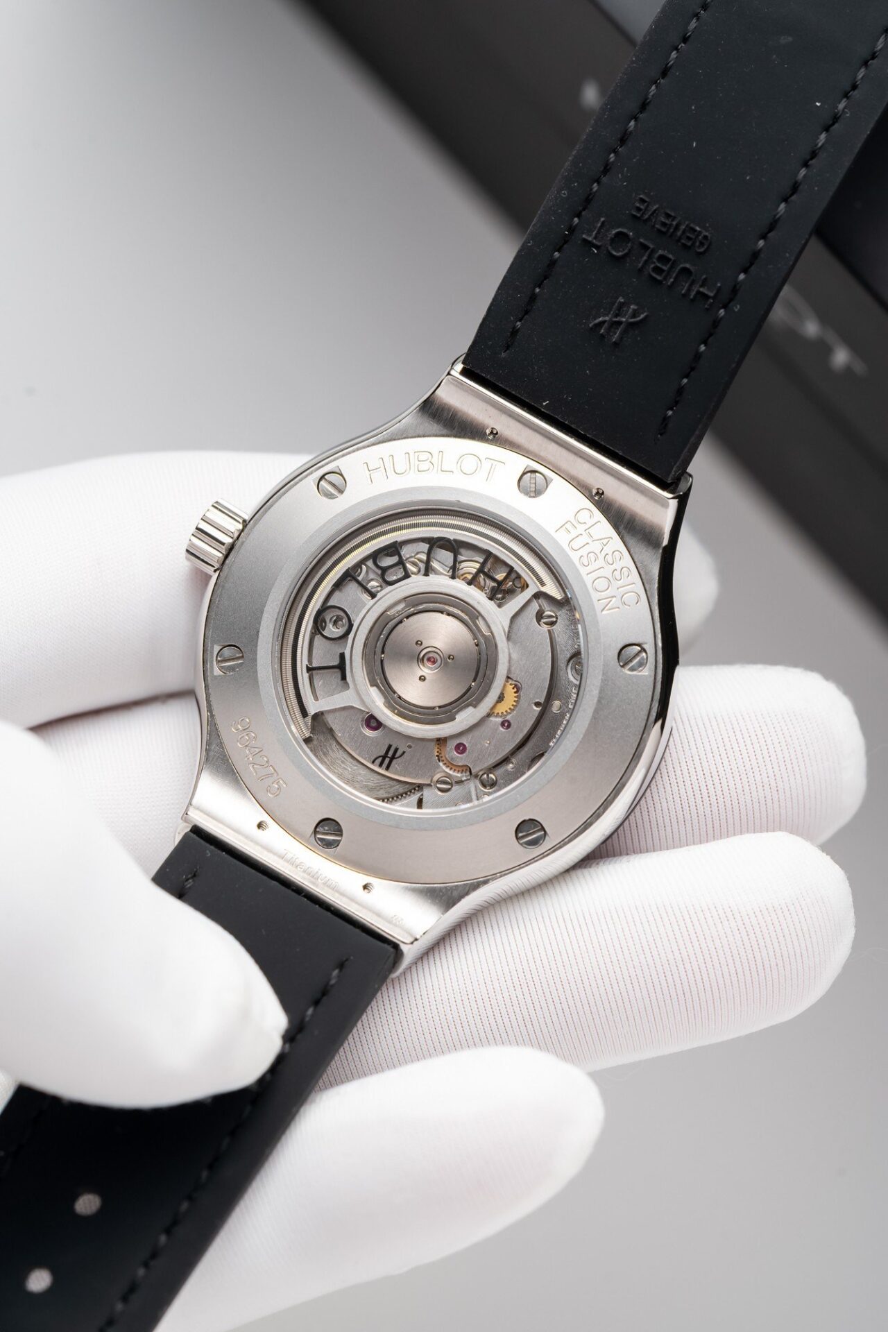 Hublot Classic Fusion Titanium Black Replica Watch  JJF Factory 38mm