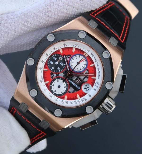 Replica Audemars Piguet JF Royal Oak Offshore 26078 RG Skeleton Dial A3126