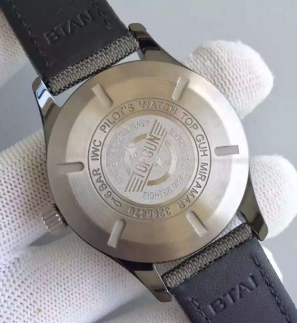 Replica IWC MKF Mark XVIII IW324702 Gray Dial Nylon Strap A2892