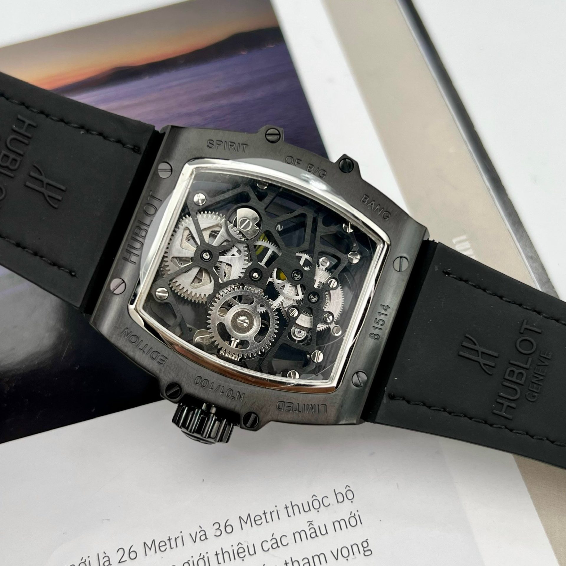 Hublot Replica Watches MP-06 Tourbillon Ceramic Black 45mm
