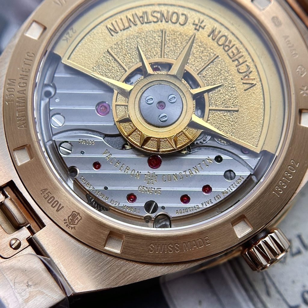 Vacheron Constantin Replica Watch Overseas 4500V Rose Gold Blue Dial PPF 41mm