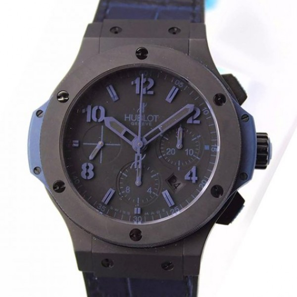 Replica Hublot Big Bang Full Ceramic Evolution Blue Magicb Gummy Strap HUB4104