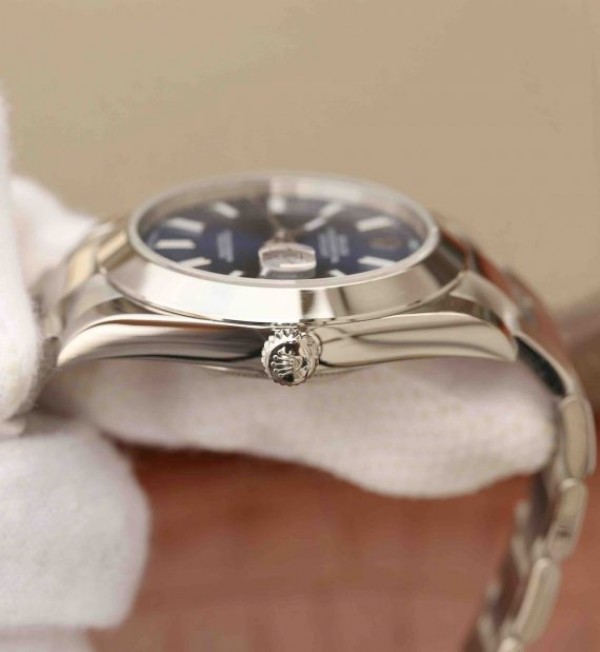 Replica Rolex DateJust 41mm SS 116200 Polished Bezel Blue Dial 904L SS Bracelet SA3235