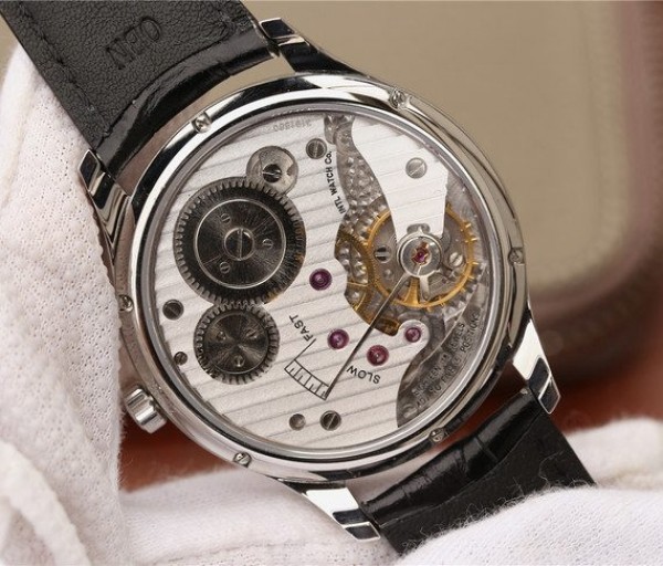 Replica IWC ZF Portuguese IW545407 Black Dial Leather Strap A6498