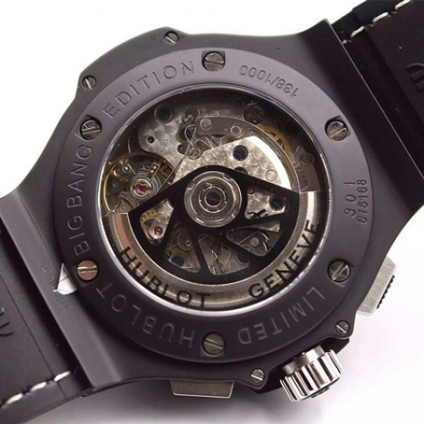 Replica Hublot Big Bang 44mm Black Dial Chukker Bang SS A7750