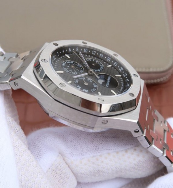 Replica Audemars Piguet JF Royal Oak 41mm 26574 SS Black Textured Dial A5134
