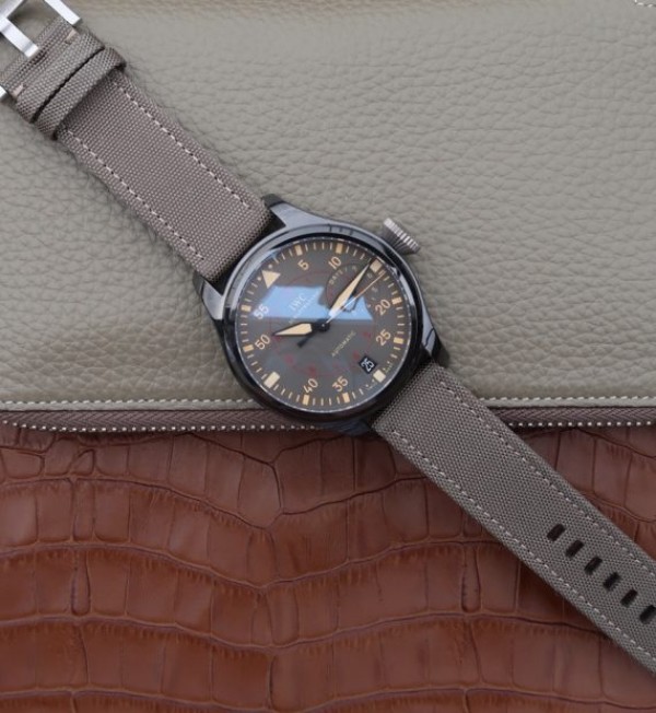Replica IWC ZF Big Pilot 48mm IW501902 Real Ceramic Nylon Strap