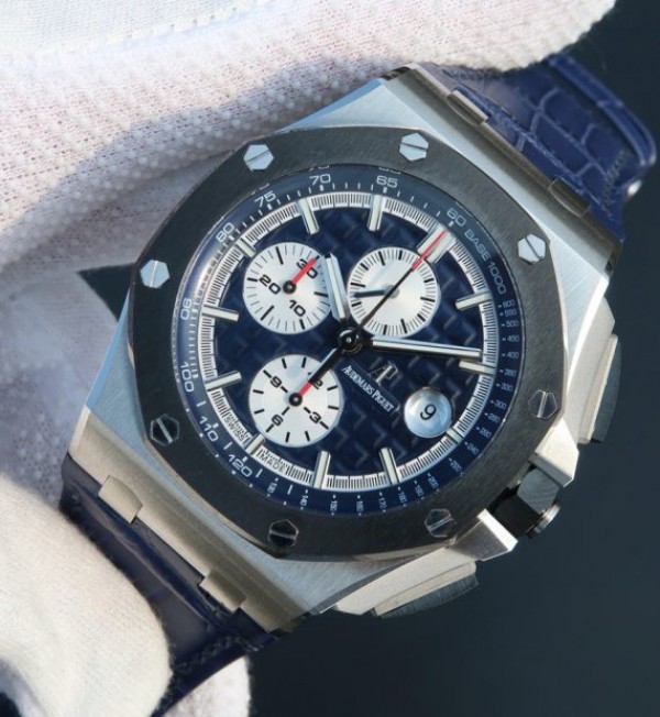 Replica Audemars Piguet JF Royal Oak Offshore 26400 Blue Dial A3126