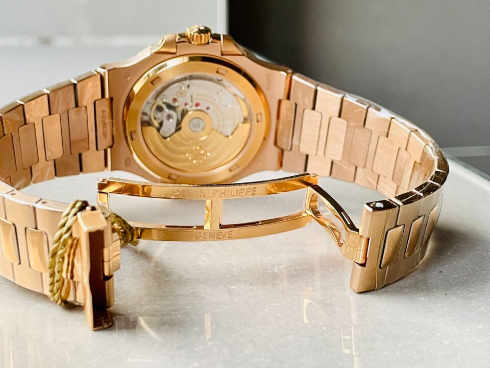 Replica PATEK PHILIPPE Nautilus 5711 3KF 1:1 Best Edition Grey Dial on YG Bracelet A324 V2