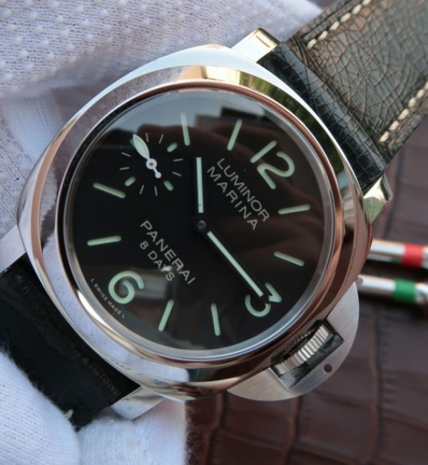 Replica Panerai XF PAM510 Black Distressed Calfskin Strap P5000