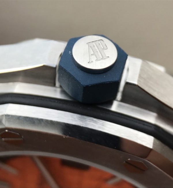 Replica Audemars Piguet JF Royal Oak Offshore Diver 2017 Orange 15710 Rubber Strap A3120