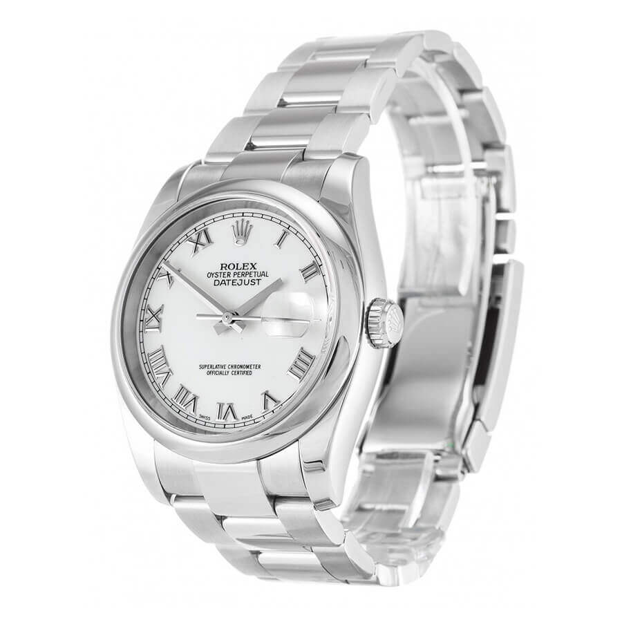 Rolex Oyster Perpetual Datejust White Dial 116200 Replica