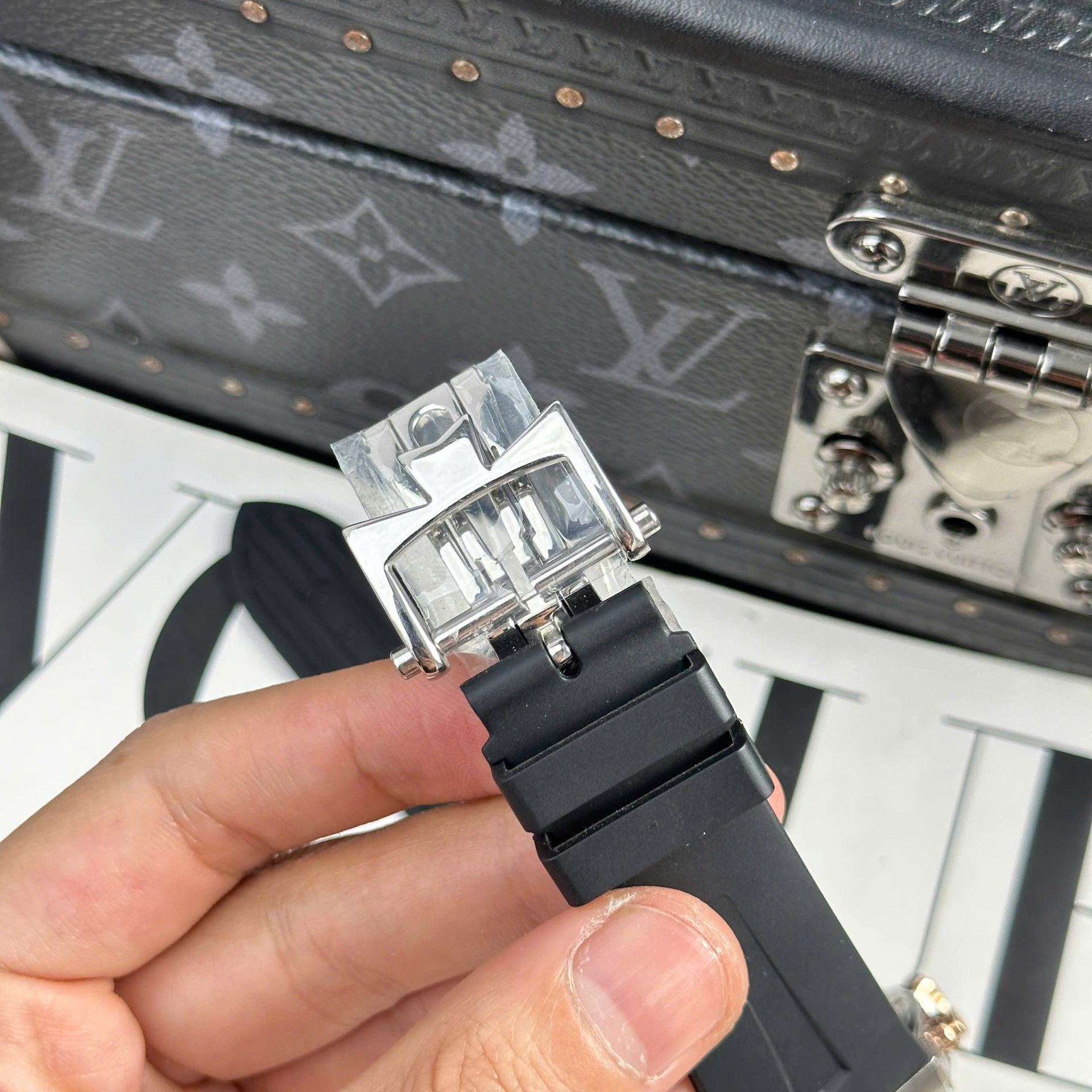 Vacheron Constantin Copies Watch Overseas Dual Time 47450 Demi Rose Gold 9F Factory 42mm