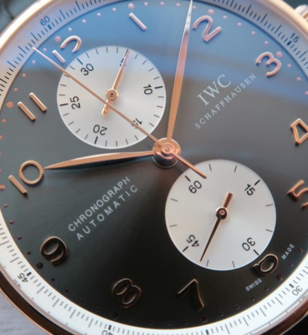 Replica IWC ZF Portuguese Chrono IW371433 Jacky Chen Leather Strap