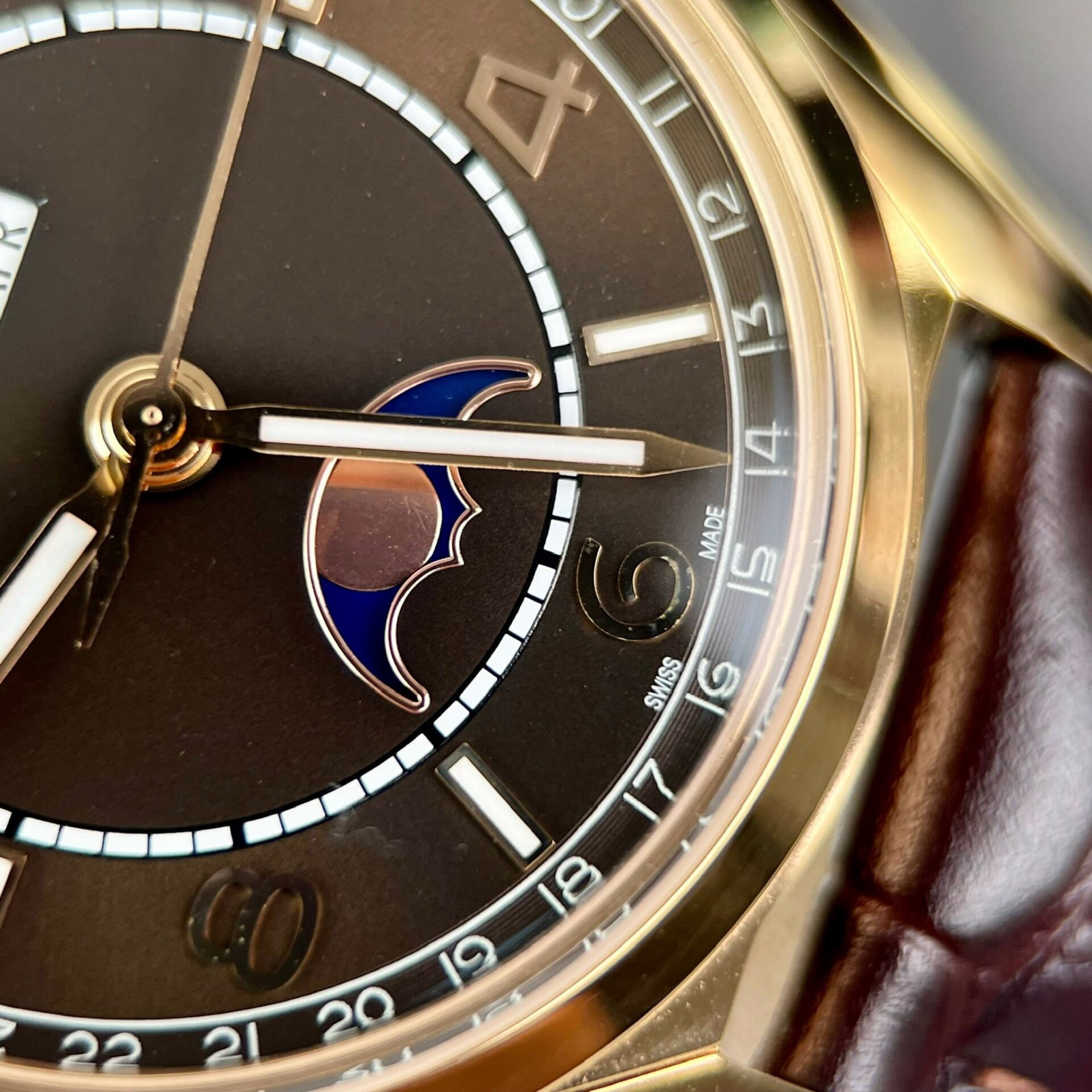 Vacheron Constantin 4000E Replica Watch Chocolate Dial ZF Factory 40mm