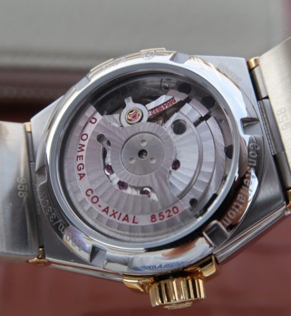 Replica Omega V6 Constellation 27mm YG Dial Diamonds Markers SS/YG Bracelet A8520