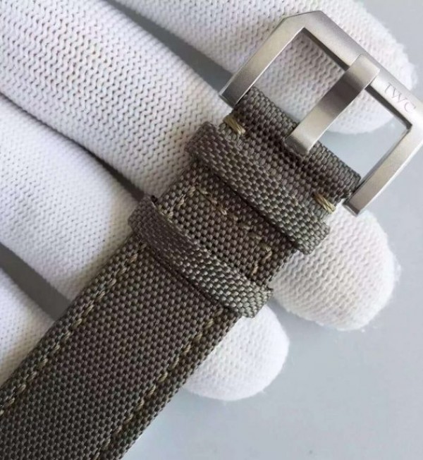 Replica IWC MKF Mark XVIII IW324702 Gray Dial Nylon Strap A2892
