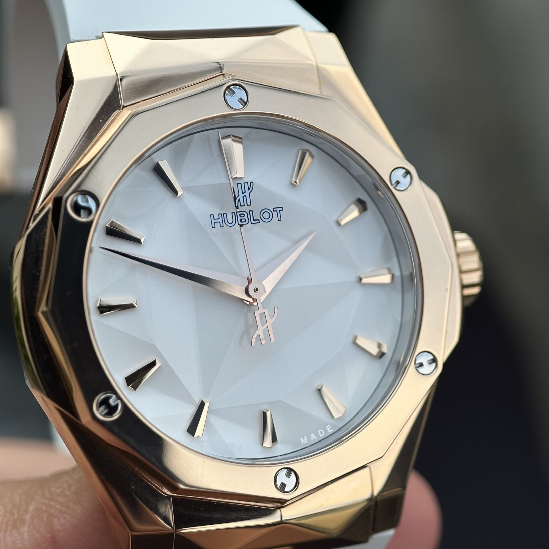 Hublot Replica Watch Orlinski King Gold White Dial APS Factory 40mm