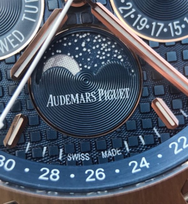 Replica Audemars Piguet JF Royal Oak 41mm 26574 RG Blue Dial White Hand A5134