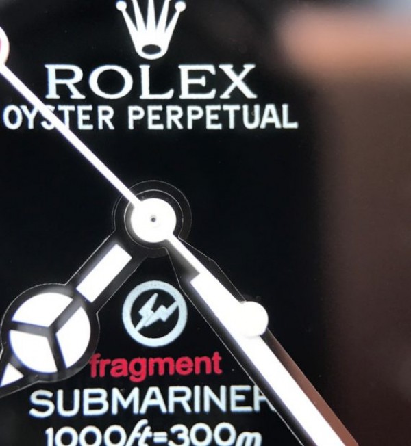 Replica Rolex Submariner Fragment Black Dial Ceramic Bezel Rubber Strap A2836