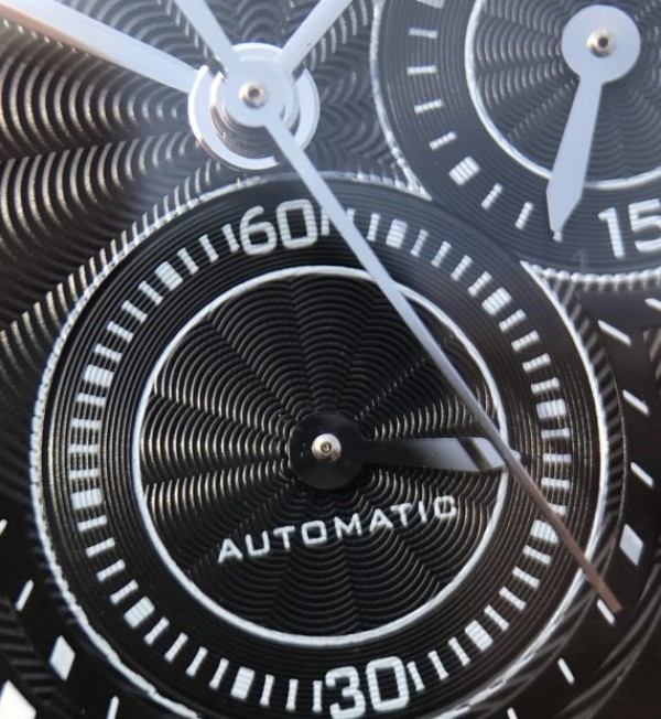 Replica Cartier Ballon Bleu De Cartier Chrono 44mm YG Black Dial Leather Strap A8101