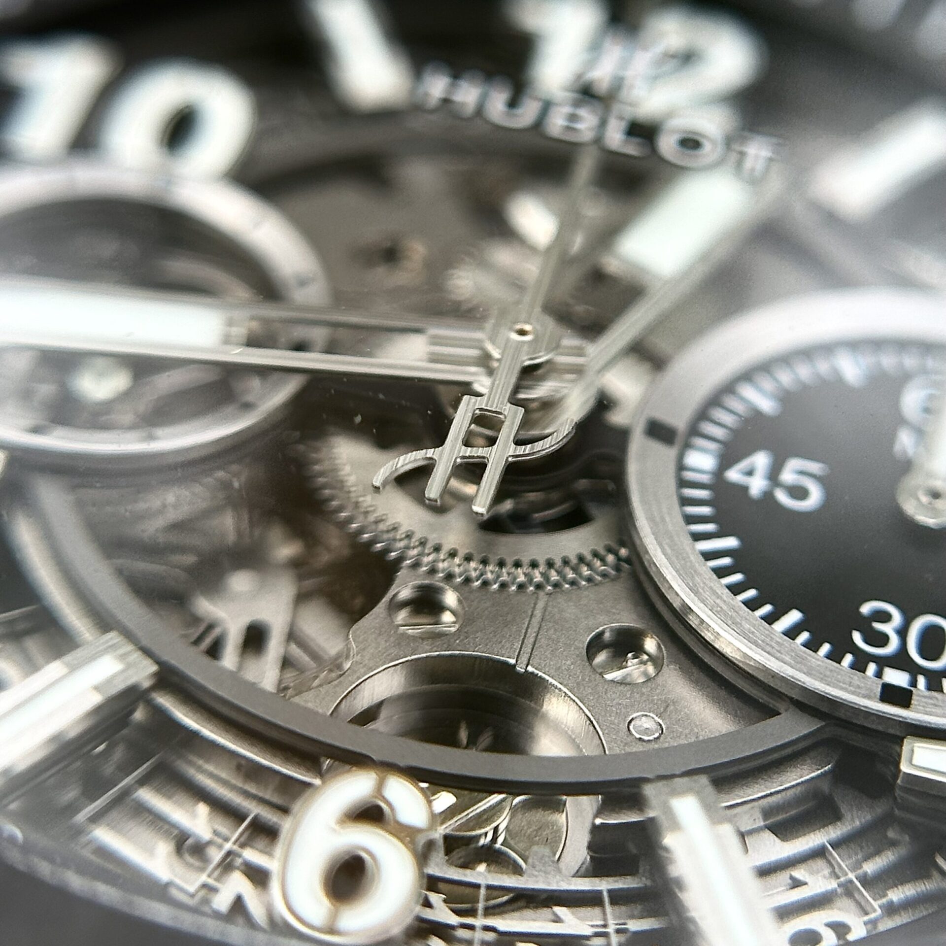 Hublot Big Bang Unico Replica 1:1 Watch Black Rubber Strap BBF 44mm